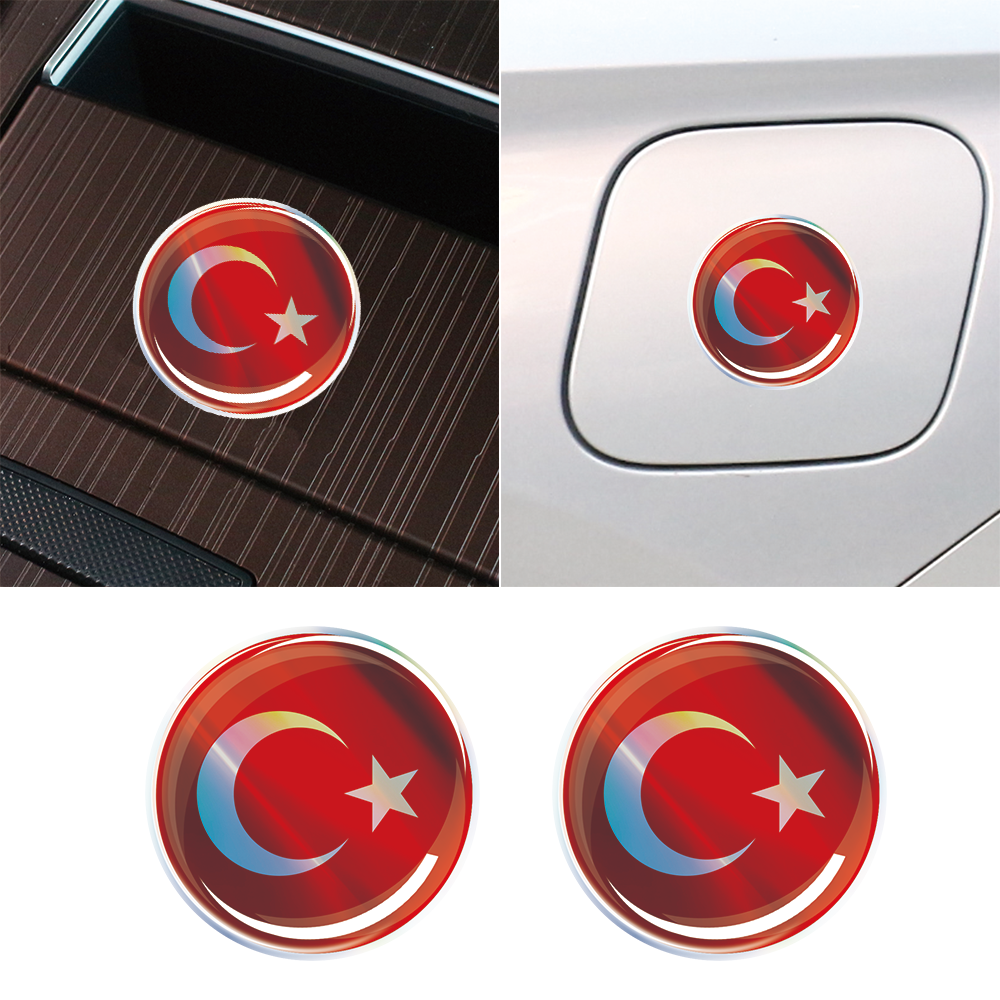 Car Accessories Singapore - Türkiye Flag Uganda Ukraine Singapore Car