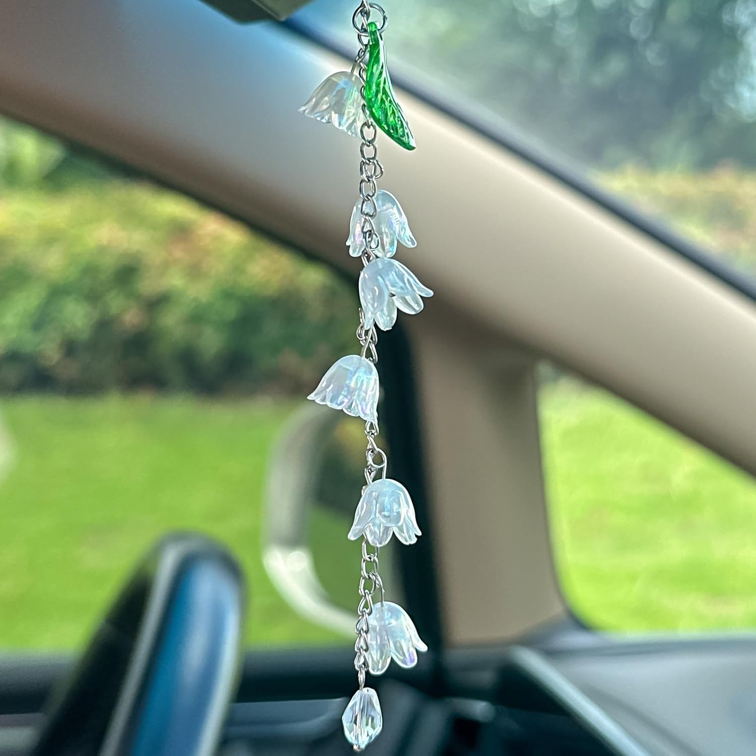 Car Accessories Hanging - Flower Car Charm,Lily of the Valley