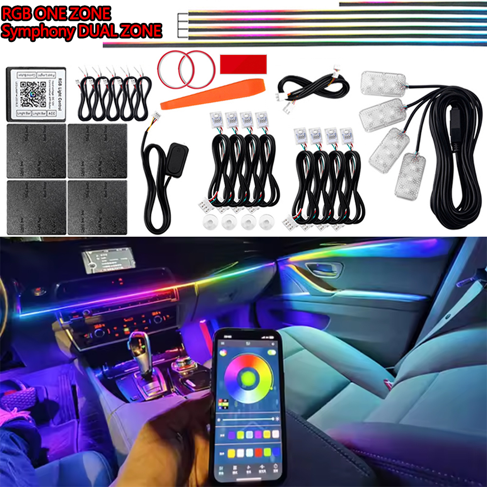 Led Interior Ambient Light - 6/10/14/18 in 1 Led Acrylic Car