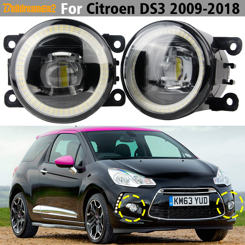 2 X 30W Car LED Angel Eye Fog  - مراجعة Car Accessories Xcent وسعره