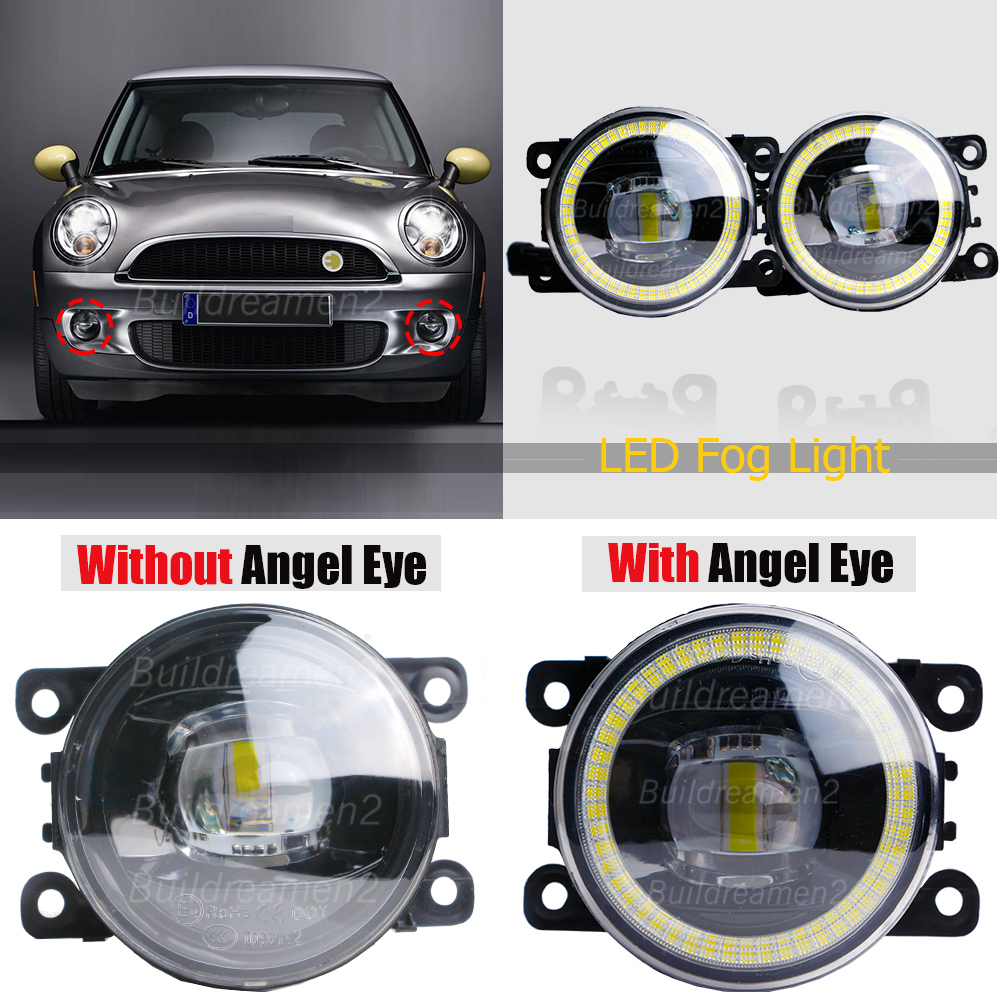 2 X 30W Car LED Angel Eye Fog  - مراجعة Car Accessories Xcent وسعره