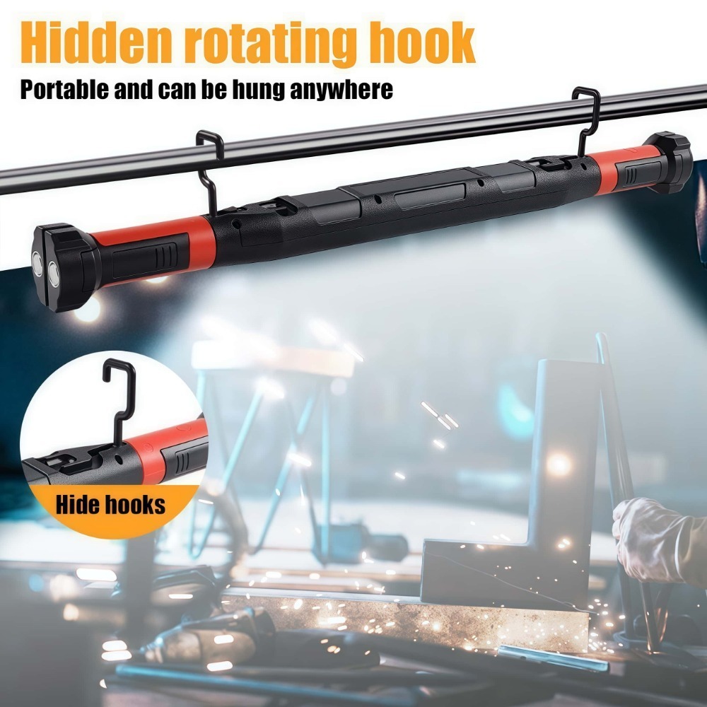 COB LED Work Light USB Recharg - مراجعة Car Accessories Hanging وسعره