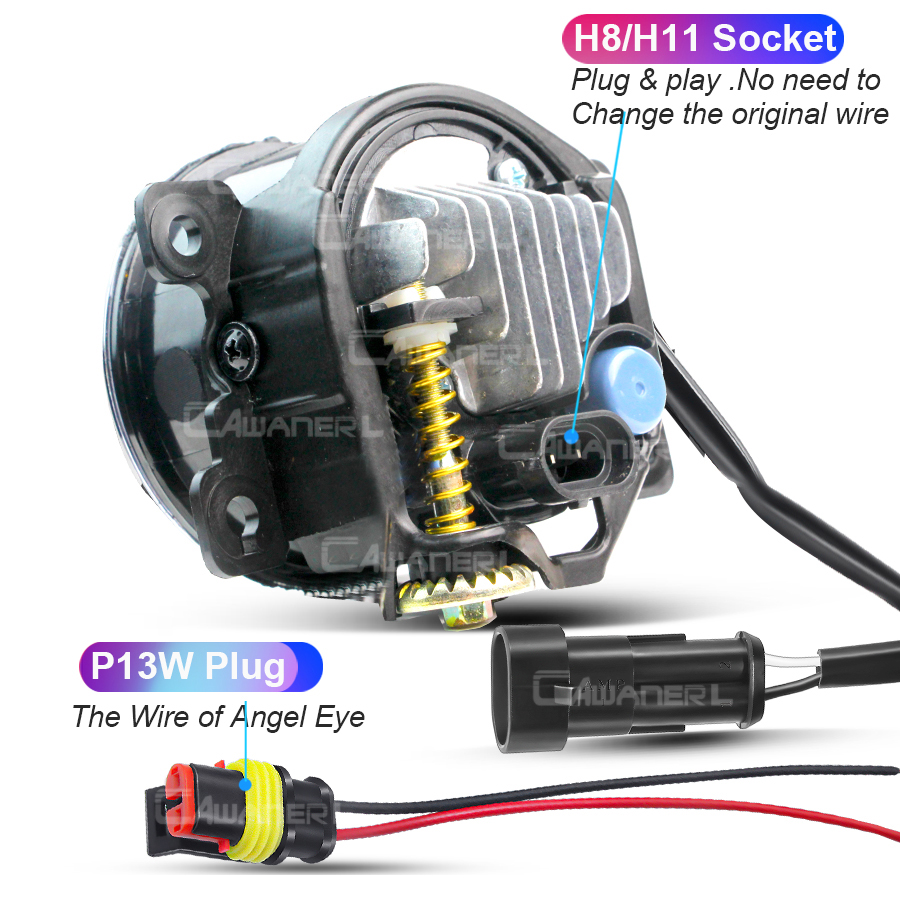 2 X 30W Car Canbus LED Fog Lig - مراجعة Car Accessories Xcent وسعره