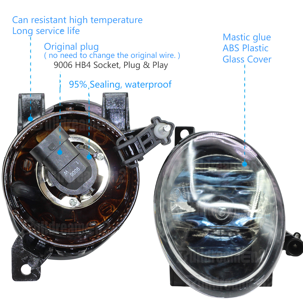 2 X 9006 Car Front Fog Light A - مراجعة Car Accessories Xcent وسعره
