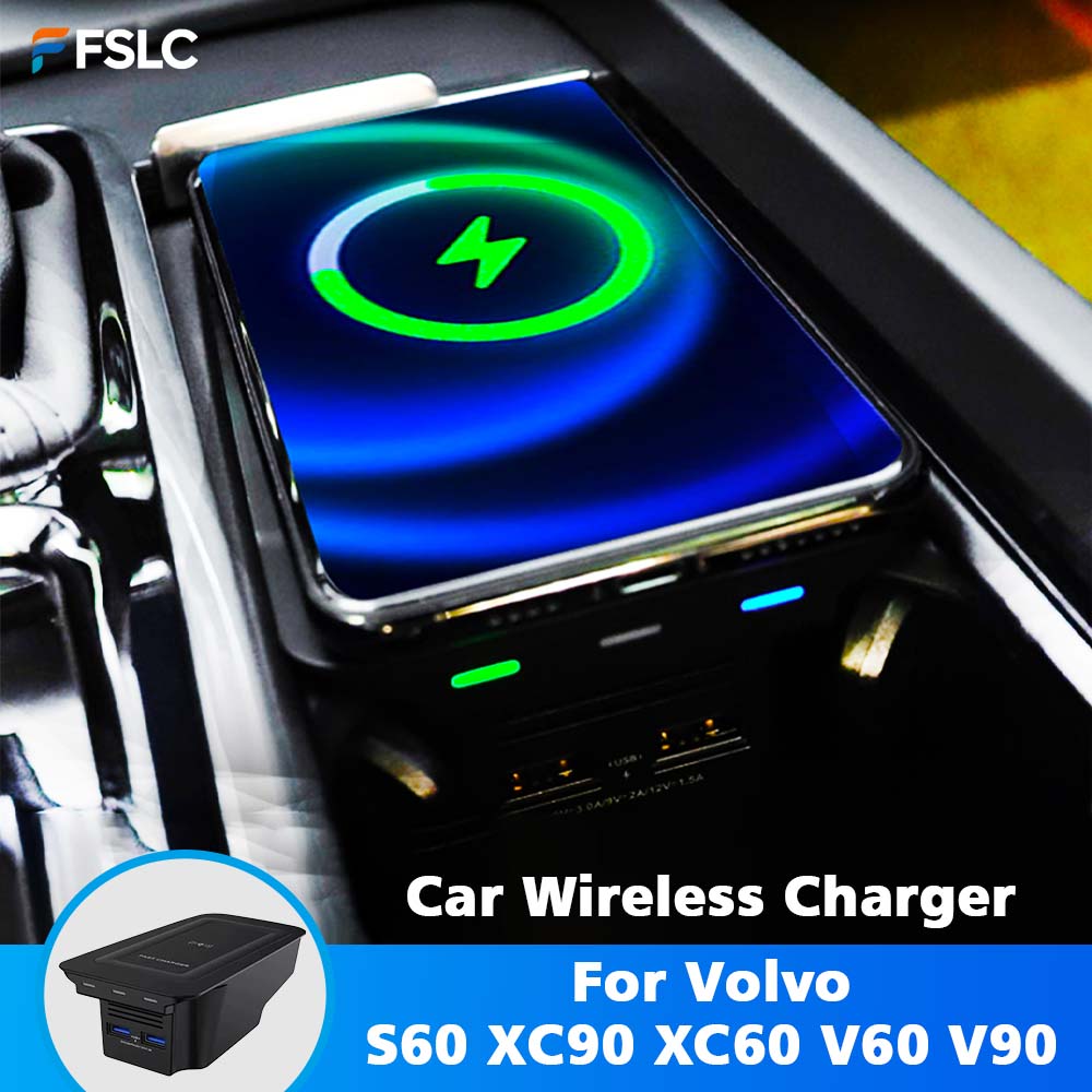 ⭐Genuine⭐ Car Wireless Charger - مراجعة Volvo Car Accessories Xc90 وسعره