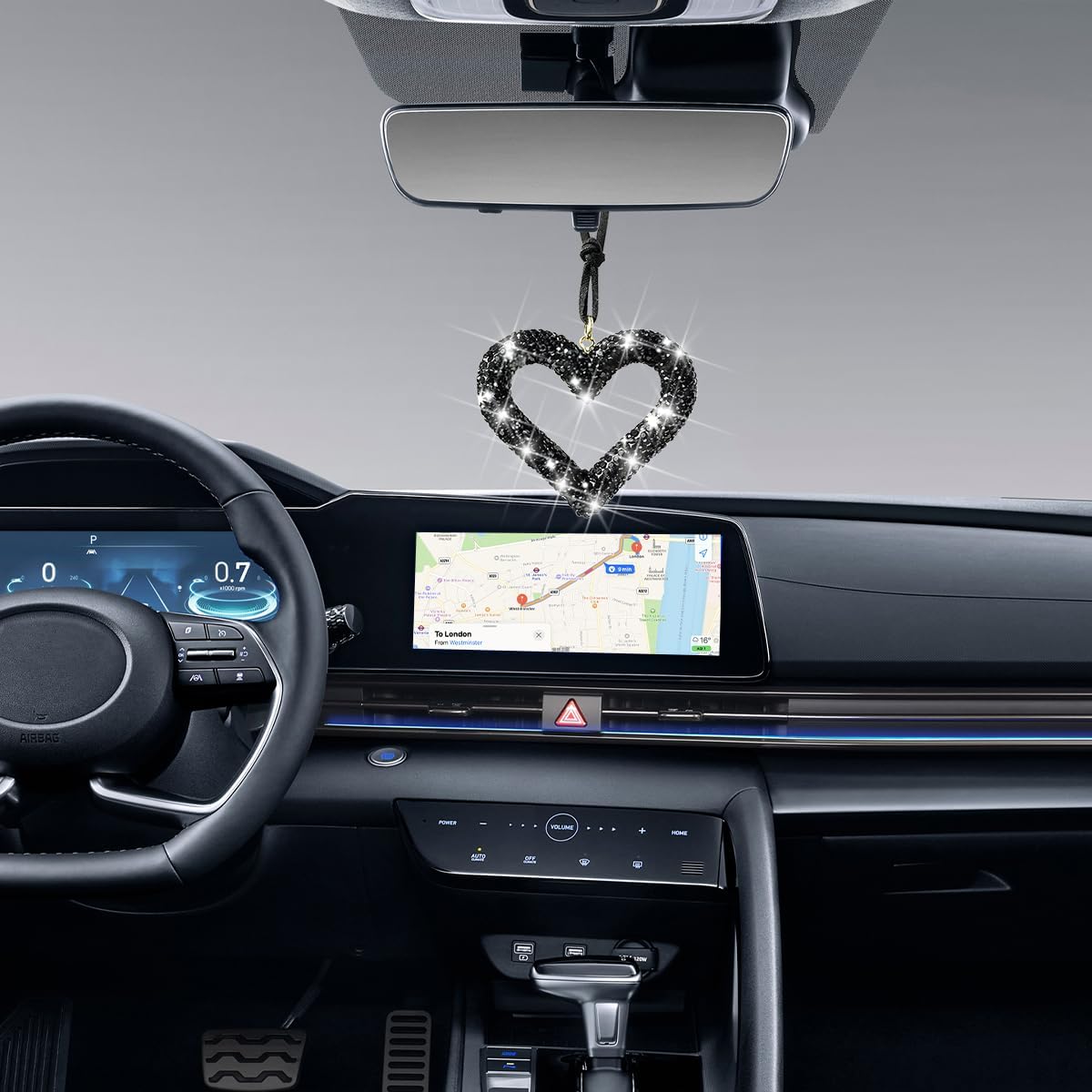 Bling Heart Car Hanging Access - مراجعة Car Accessories Hanging وسعره