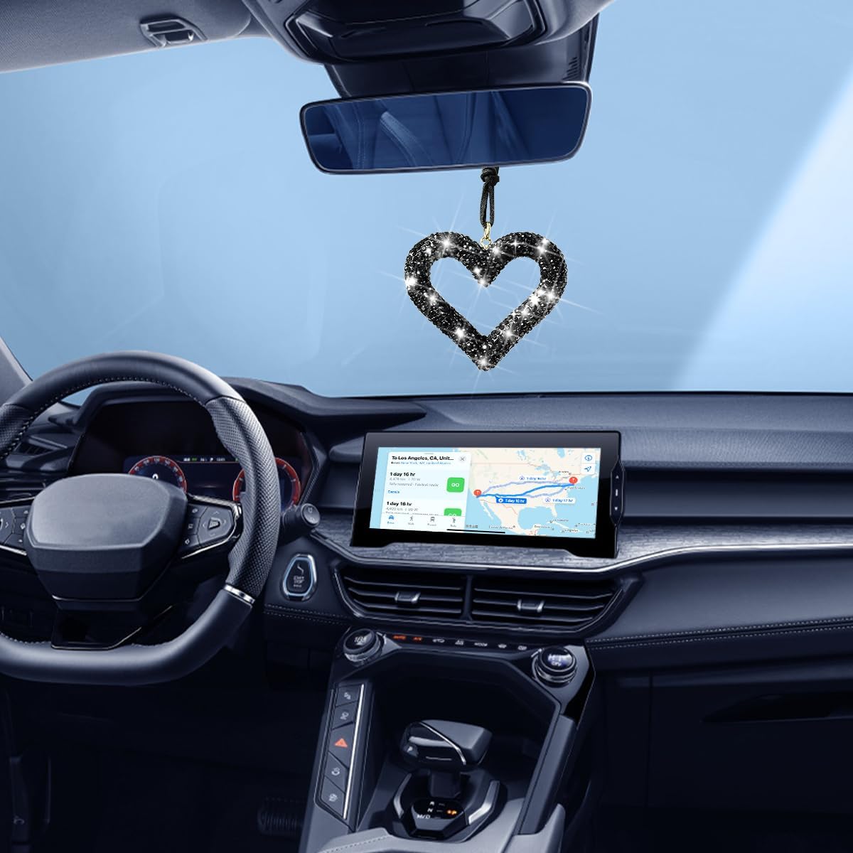 Bling Heart Car Hanging Access - مراجعة Car Accessories Hanging وسعره
