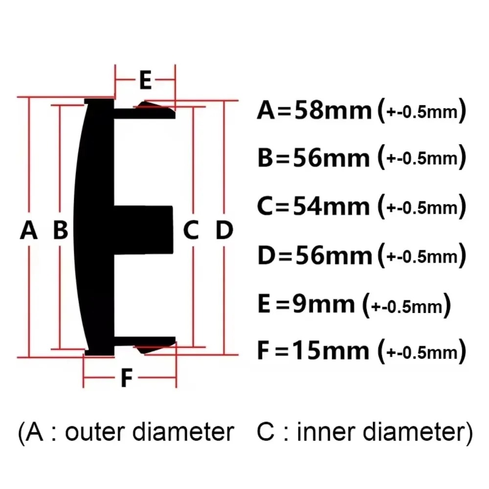 4pcs JDM Car Wheel Center Cap  - مراجعة Car Accessories Jdm وسعره