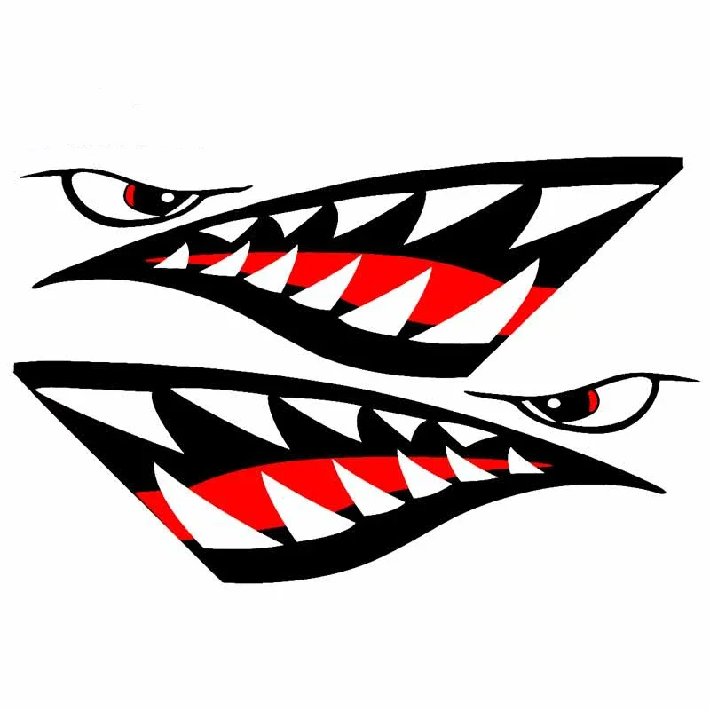 JDM Shark Mouth Teeth Car Stic - مراجعة Car Accessories Jdm وسعره