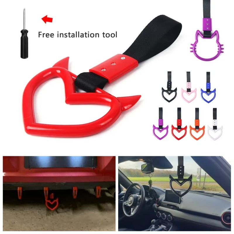 1PC New JDM Tsurikawa Handle R - مراجعة Car Accessories Jdm وسعره