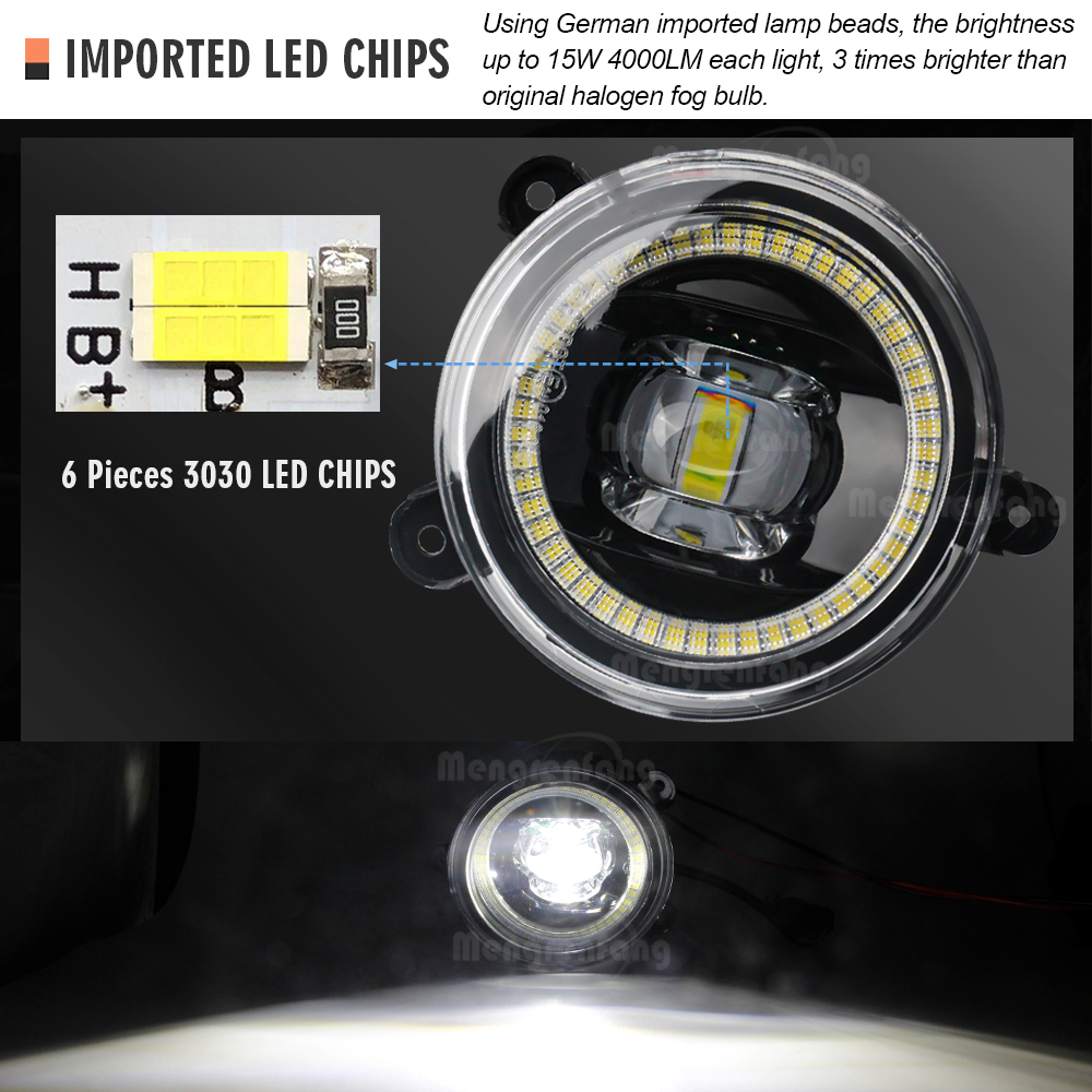 2 X Car Front Fog Light Assemb - مراجعة Car Accessories Xcent وسعره