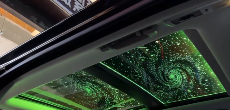 Double Skylight Sunroof Ambien - مراجعة Led Interior Ambient Light وسعره