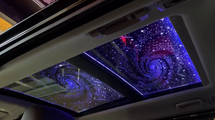 Double Skylight Sunroof Ambien - مراجعة Led Interior Ambient Light وسعره