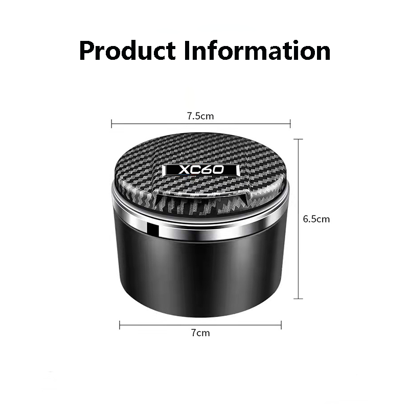 Car LED Ashtray Garbage Coin S - مراجعة Volvo Car Accessories Xc90 وسعره