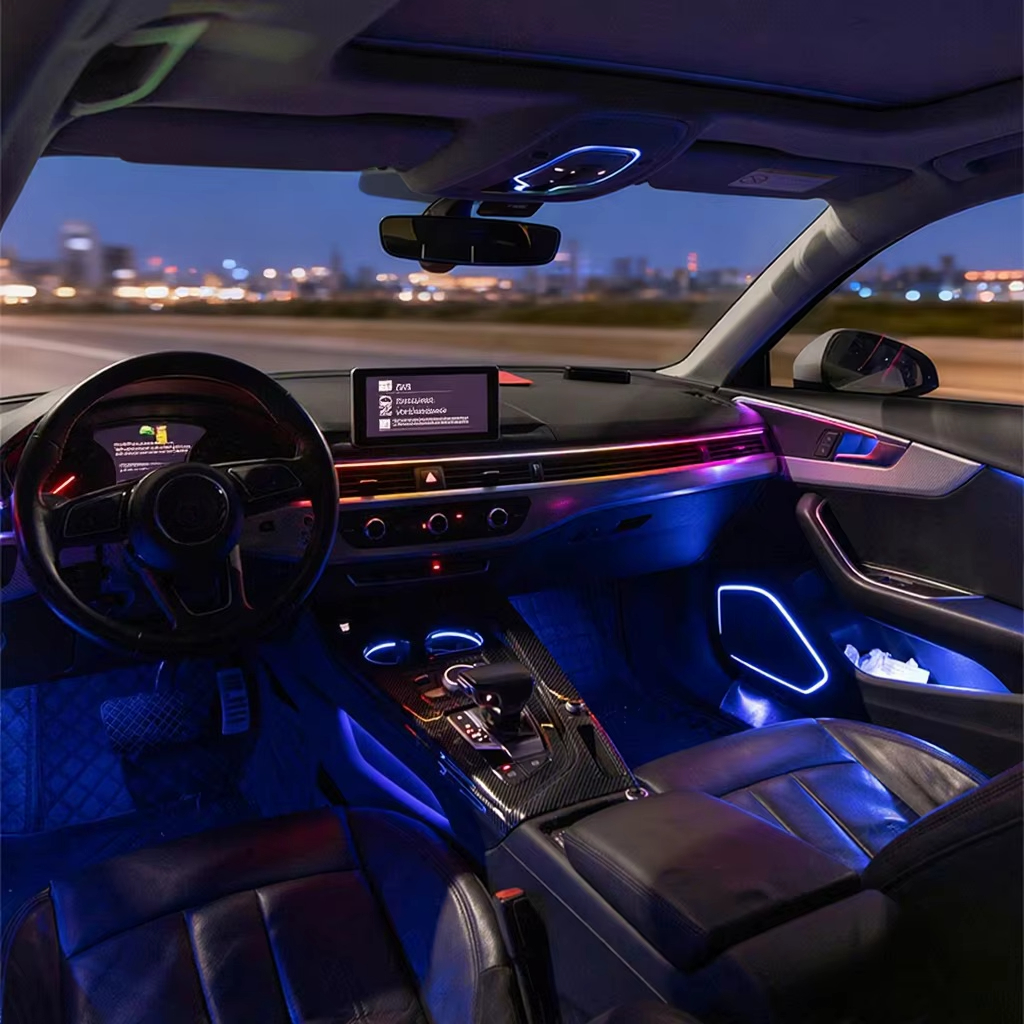 ZYCELA Audi A4/A5/S4/S5 B9 Sed - مراجعة Led Interior Ambient Light وسعره