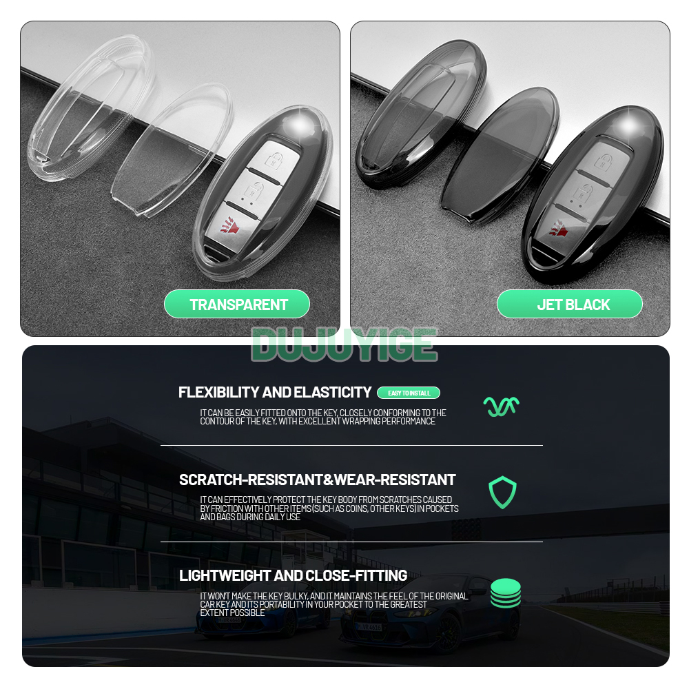 Clear TPU Car Key Case For Nis - مراجعة Car Accessories Xcent وسعره