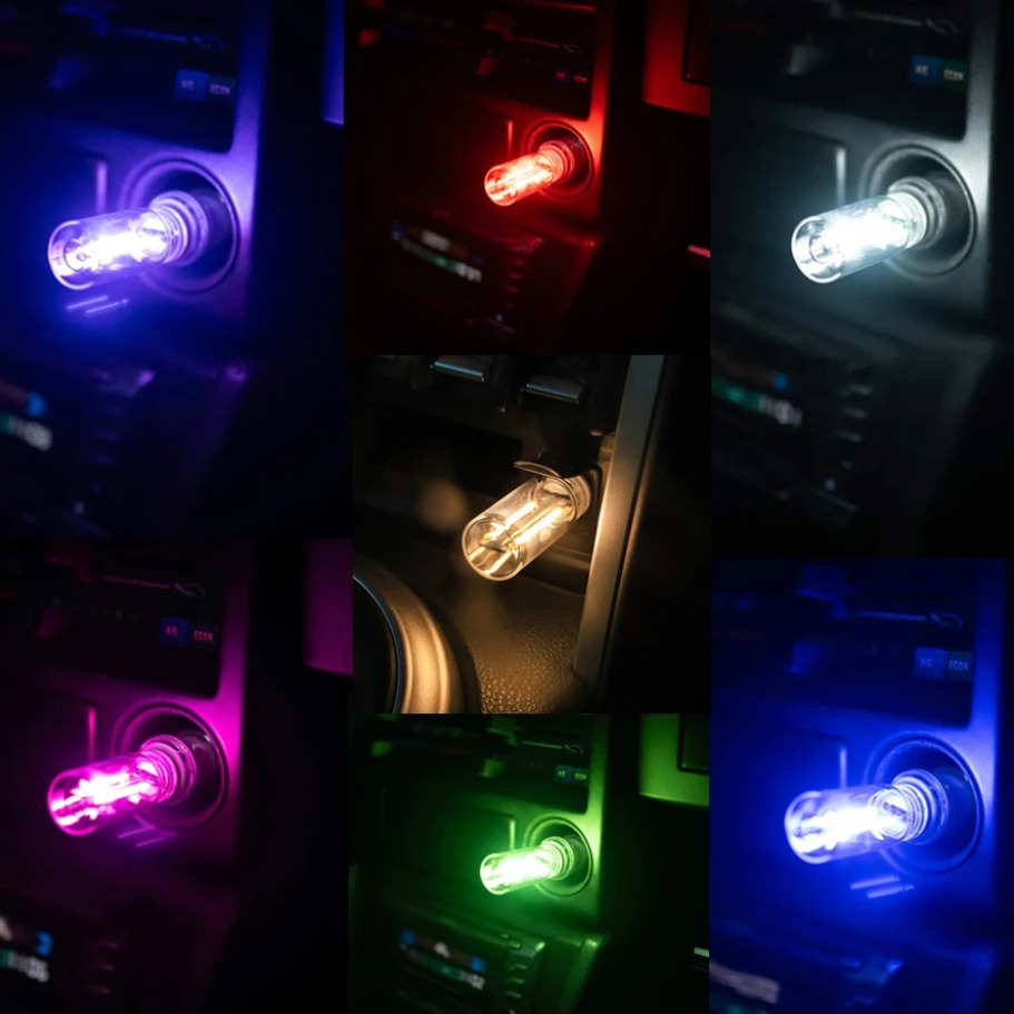 Touch Dimming USB LED Filament - مراجعة Led Interior Ambient Light وسعره