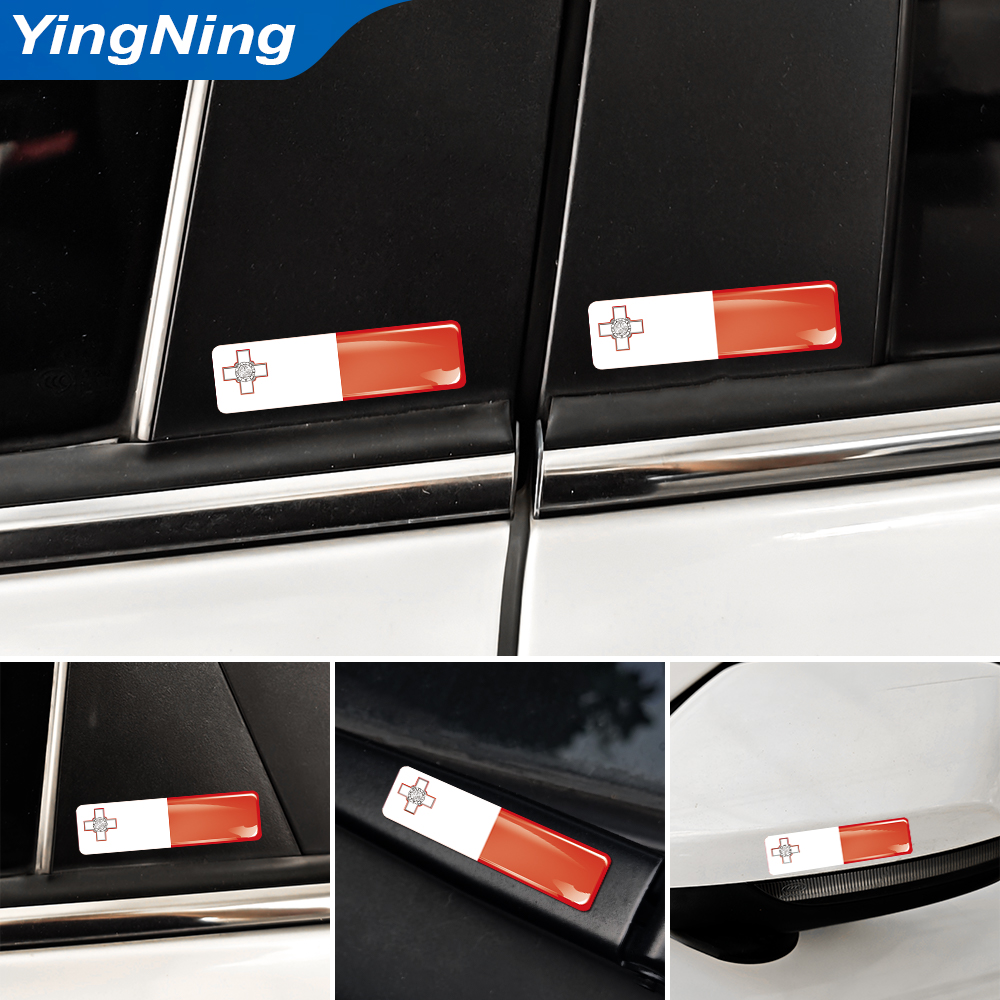 4PCS 3D Epoxy Domed Sticker Ma - مراجعة Car Accessories Mauritius وسعره