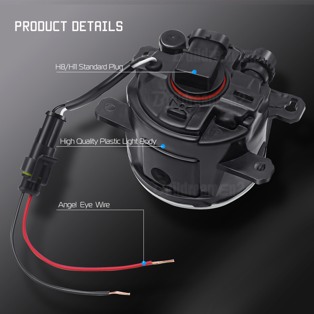 2 X Car Angel Eye Fog Light LE - مراجعة Car Accessories Xcent وسعره