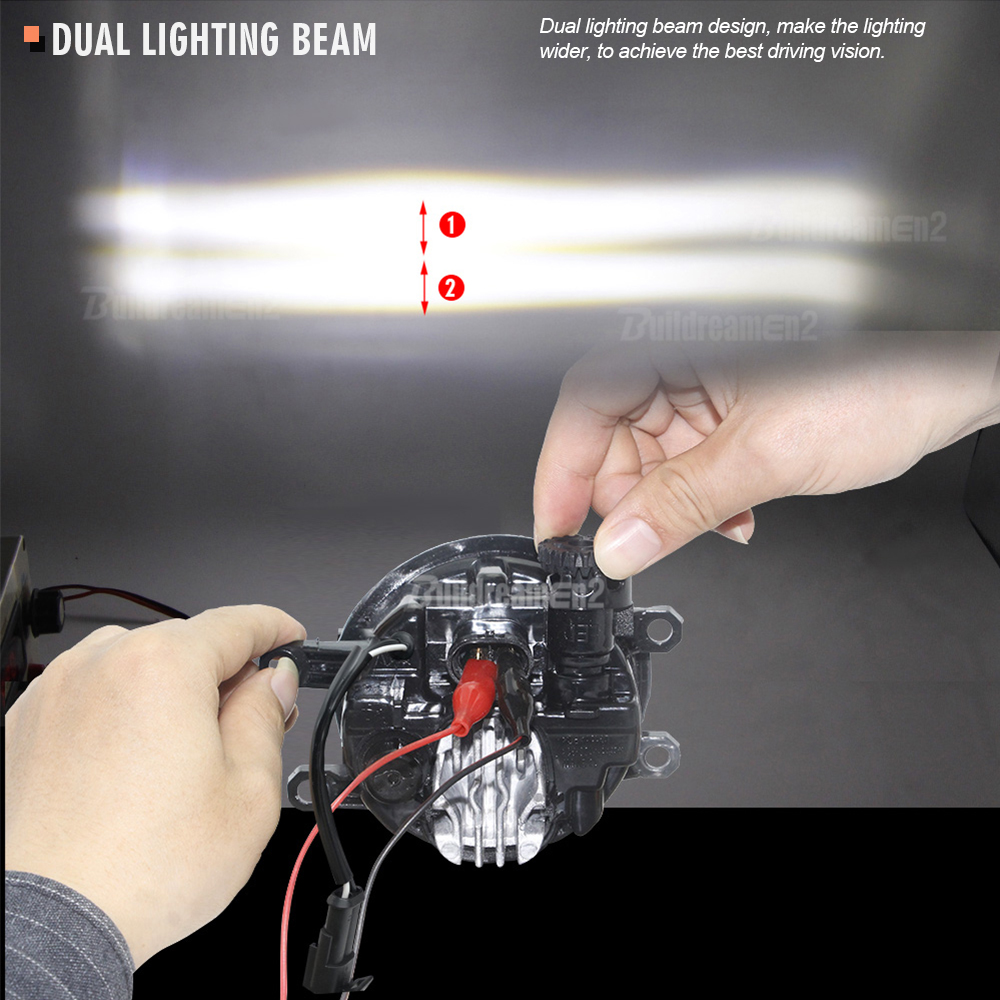 2 X Adjustable Car LED Lens Fo - مراجعة Car Accessories Xcent وسعره