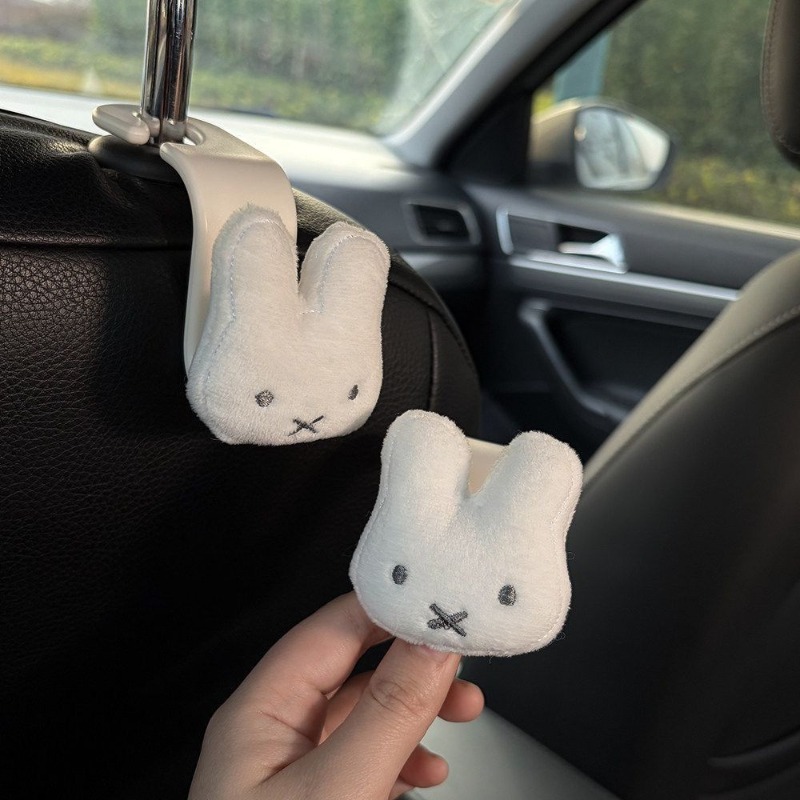 Miffy creative car hook with   - مراجعة Car Accessories Hanging وسعره
