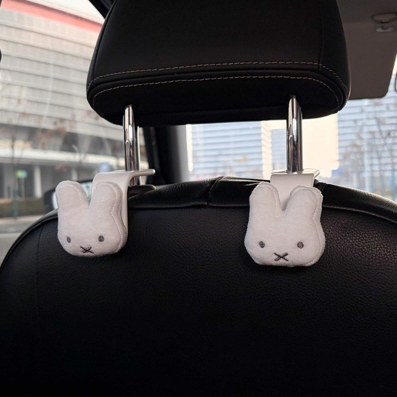 Miffy creative car hook with   - مراجعة Car Accessories Hanging وسعره