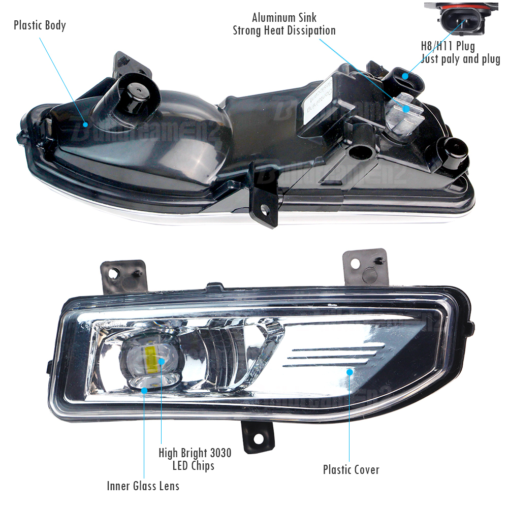 30W 4000LM Car Front Bumper LE - مراجعة Car Accessories Xcent وسعره
