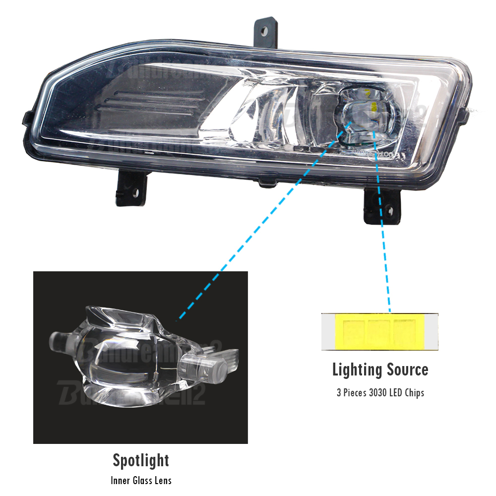 30W 4000LM Car Front Bumper LE - مراجعة Car Accessories Xcent وسعره