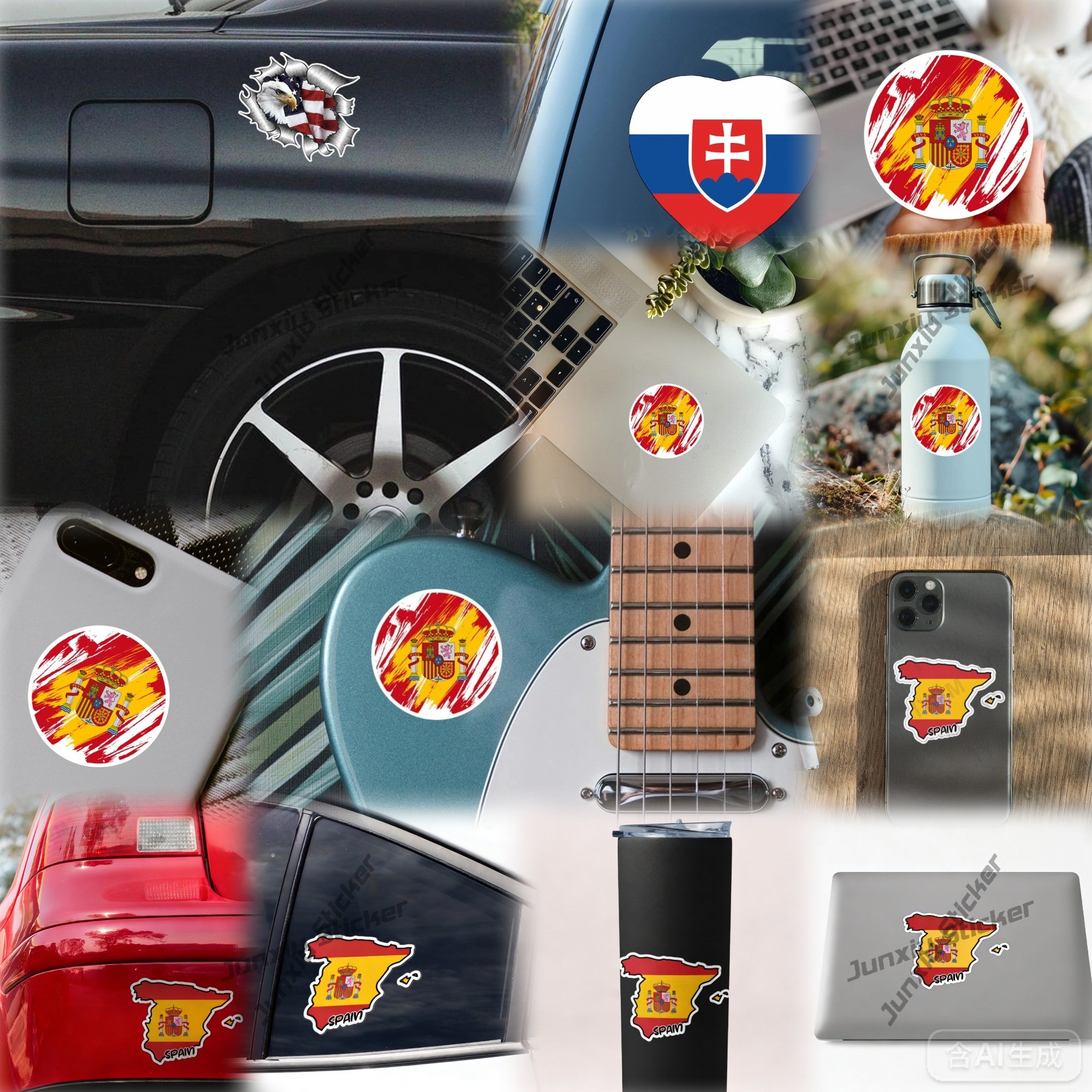Singapore Flag Oval Sticker An - مراجعة Car Accessories Singapore وسعره