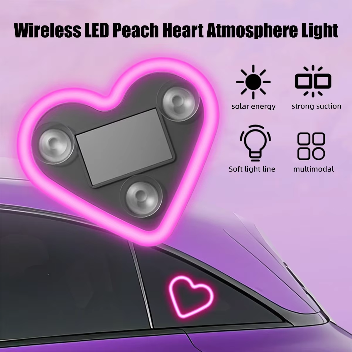 1 PCS Car Triangle Window LED  - مراجعة Led Interior Ambient Light وسعره