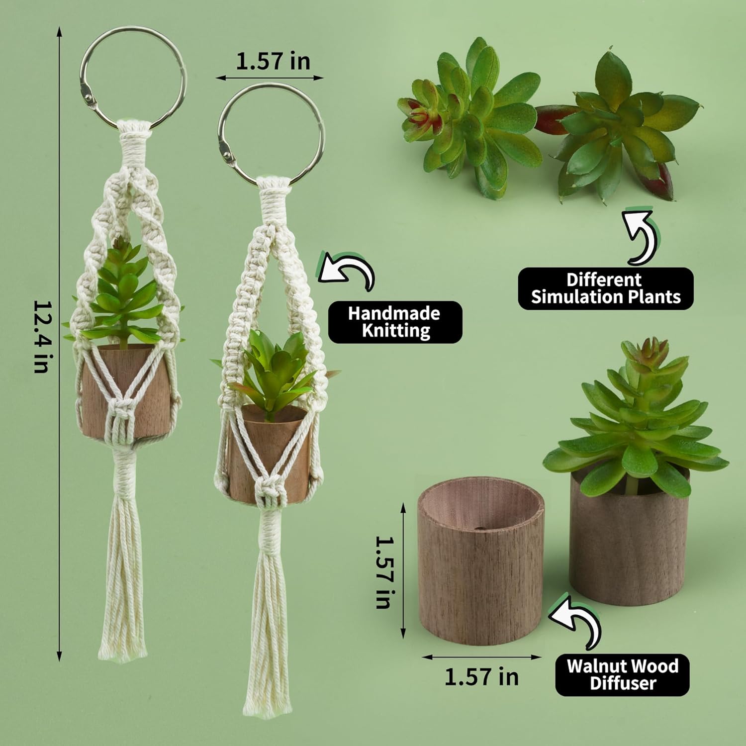 2 Pack Car Mirror Hanging Acce - مراجعة Car Accessories Hanging وسعره