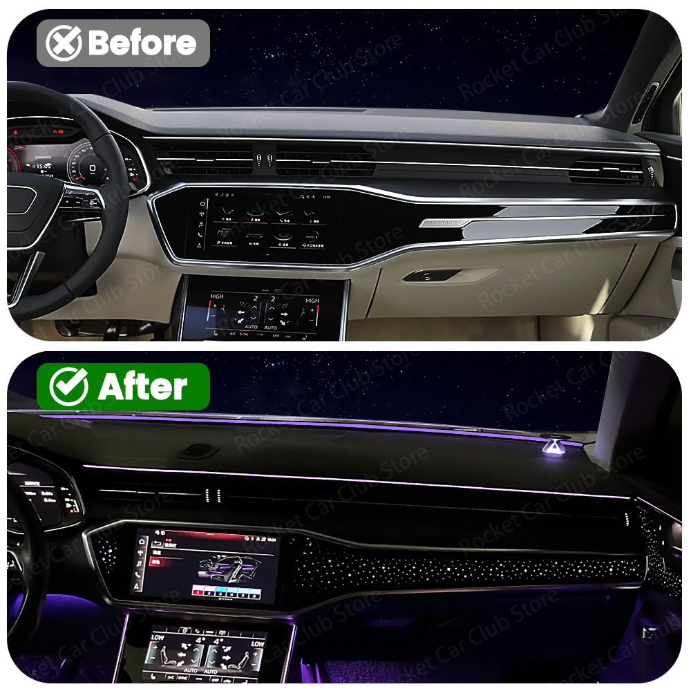 LED Ambient Strip Light 32 Col - مراجعة Led Interior Ambient Light وسعره