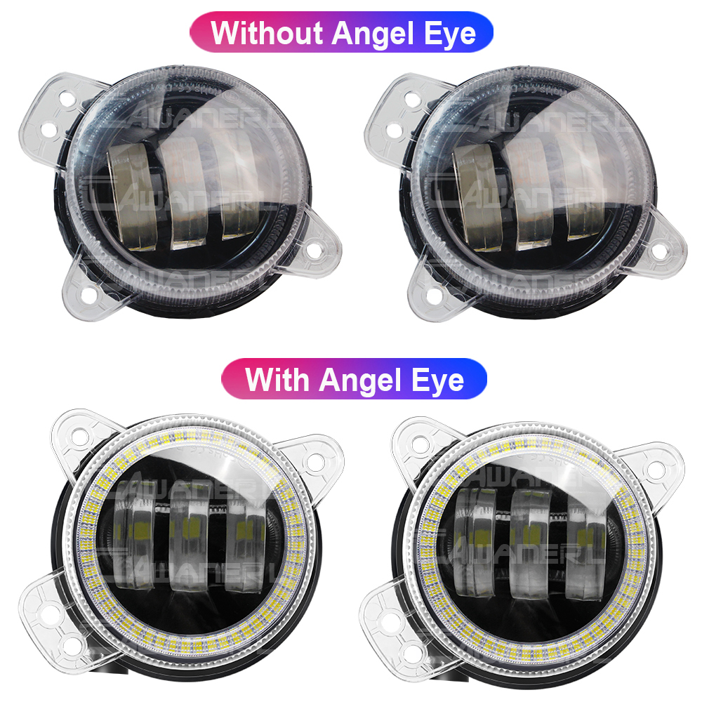 2 X Angel Eye Fog Light DRL 30 - مراجعة Car Accessories Xcent وسعره